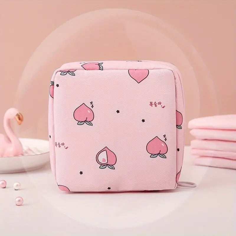 Sanitary Napkin Storage Bag & Menstrual Cup Pouch