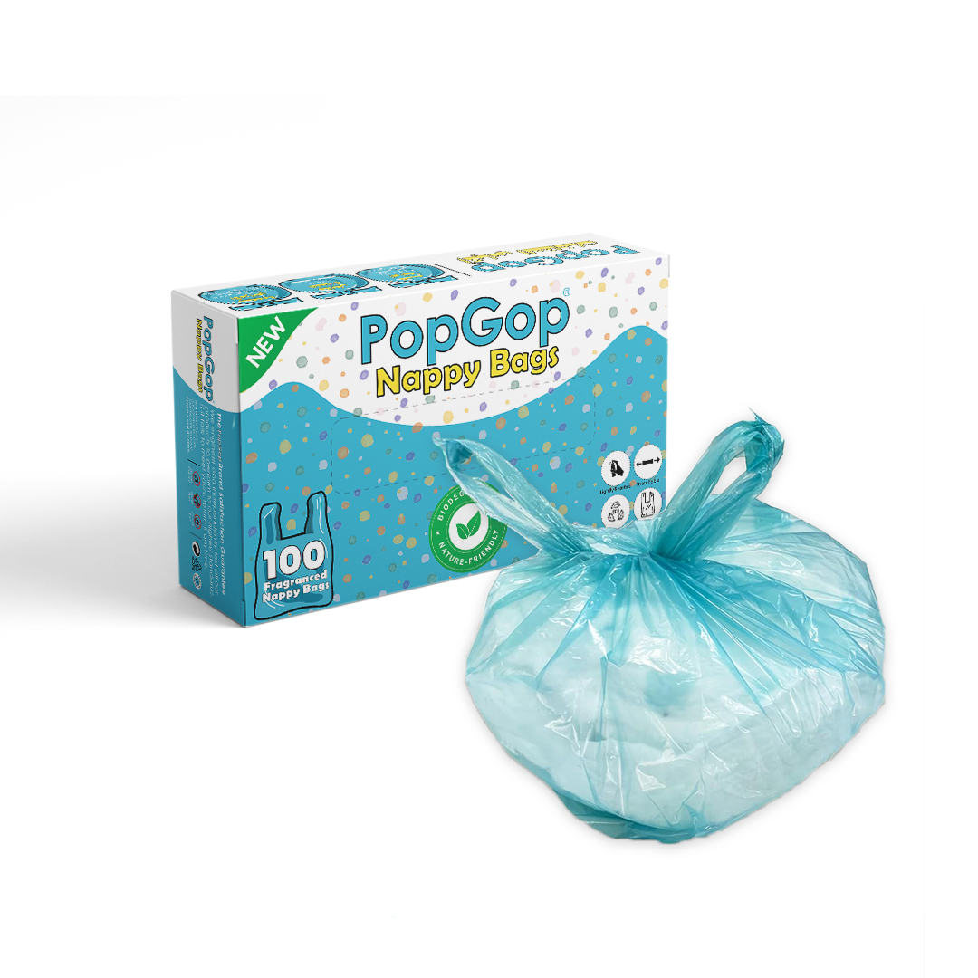 Biodegradable Nappy Bags (100 Pcs)