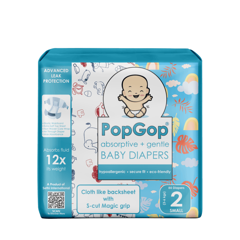 Popgop® Jumbo Packing (Size 2) Small - 80 pcs