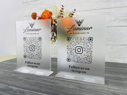 Customized Business Leave a Review & QR Code Sign - Stockist.pk
