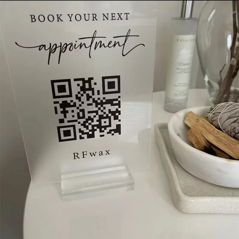 Customized Business Leave a Review & QR Code Sign - Stockist.pk
