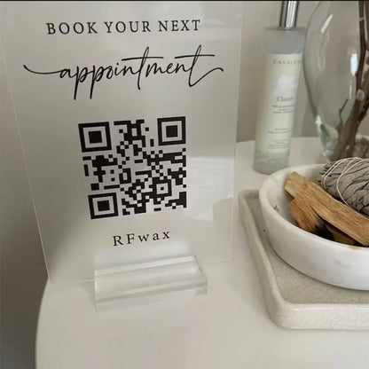 Customized Business Leave a Review & QR Code Sign - Stockist.pk