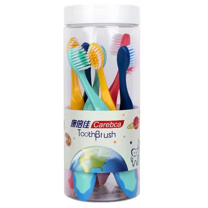 Children's Soft Bristle Toothbrush, Bucket Pack of 8 Pieces, 2-12 Year Old