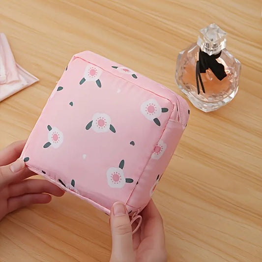 Sanitary Napkin Storage Bag & Menstrual Cup Pouch