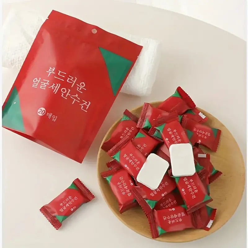 20pcs Compact Disposable Towels