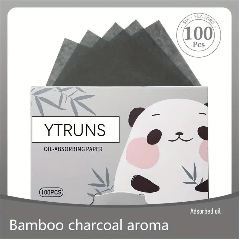 100pcs Boxed Scented Oil Absorbing Paper For Facial Oil Control And Cleansing
