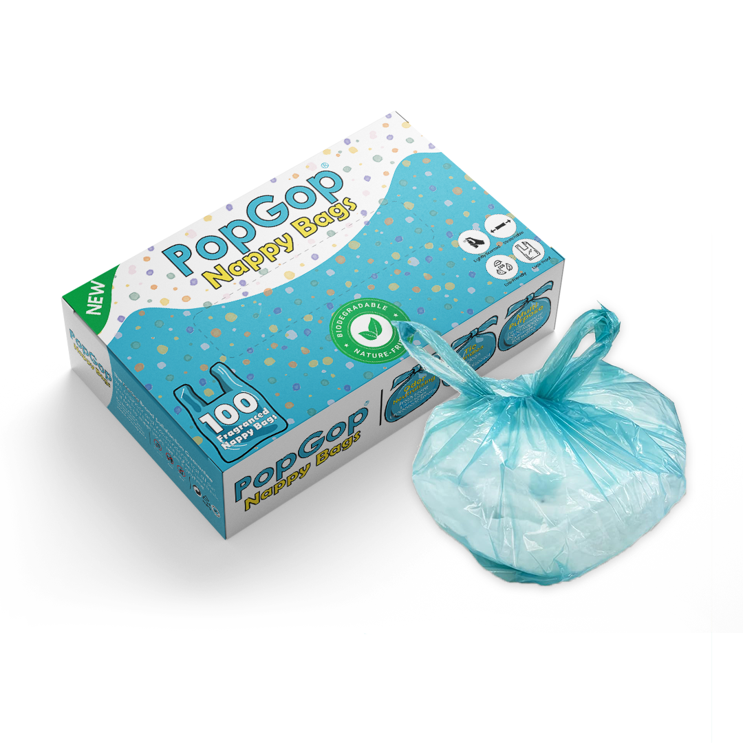 Biodegradable Nappy Bags (100 Pcs)